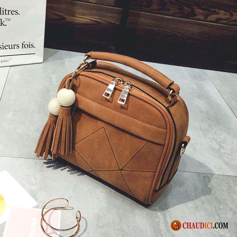 Site De Vente Sac A Main Pierre Simple Frange Le Nouveau Rétro Femme