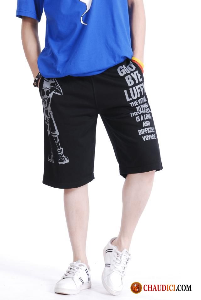 Solde Shorts Homme Baggy Grand Homme Décontractée Été