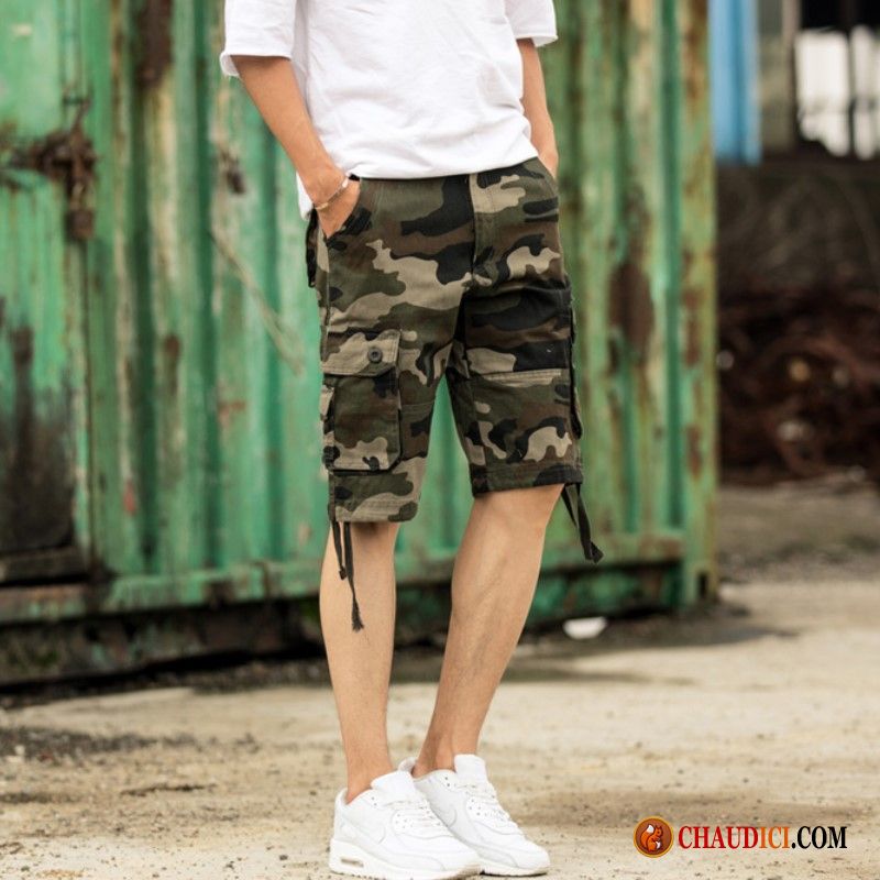 Solde Shorts Homme Homme Cargo Shorti Pantalons Tendance