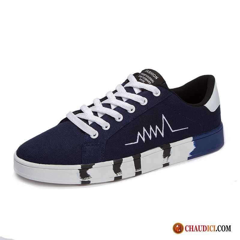 Soldes Chaussures Running Homme Toile Décontractée Homme Basse Chaussures De Skate France