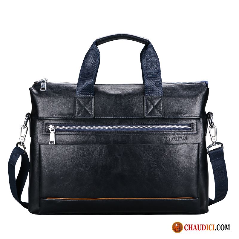 Soldes Sac En Cuir Homme Hommes Sac De Messager Portable Classique Hiver