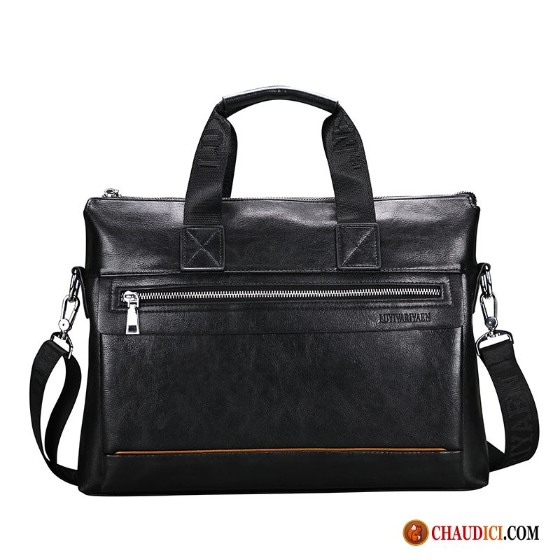 Soldes Sac En Cuir Homme Hommes Sac De Messager Portable Classique Hiver