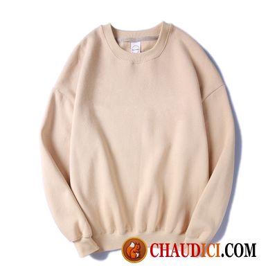 Sous Sweat À Capuche Col Cheminée Homme Longues Hoodies L'automne Col Rond Baggy Soldes