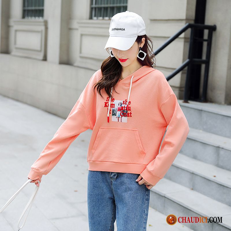 Sweat Femme Baggy Ultra Printemps Femme Tendance Pas Cher