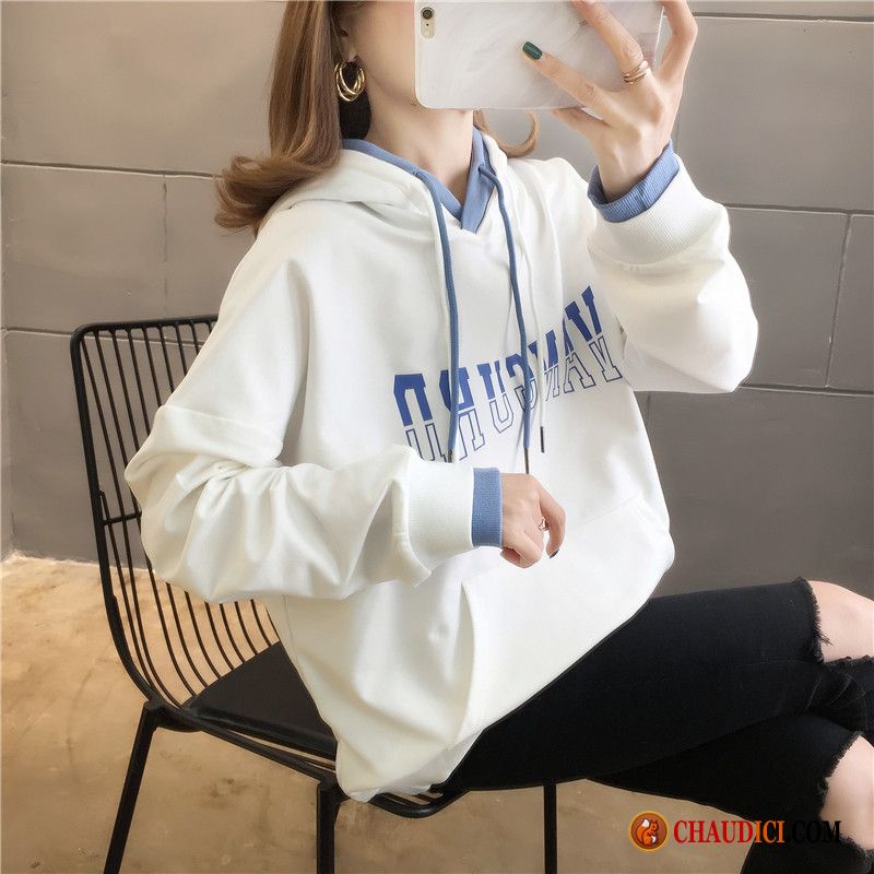 Sweat Long Femme Lavande Printemps Hoodies Une Veste L'automne Légère