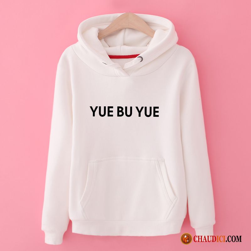 Sweat À Capuche Avec Col Chemise Femme Capuche L'automne Tendance Femme Printemps Pas Cher