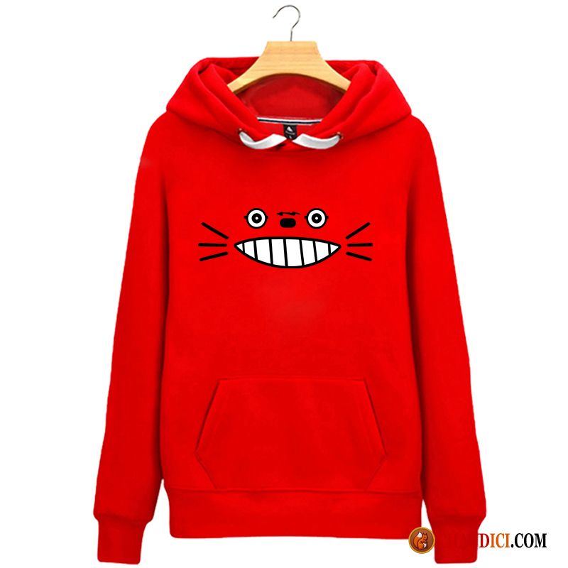 Sweat À Capuche Blanc Col V Encapuchonné Femme Décontractée Étudiant Hoodies France