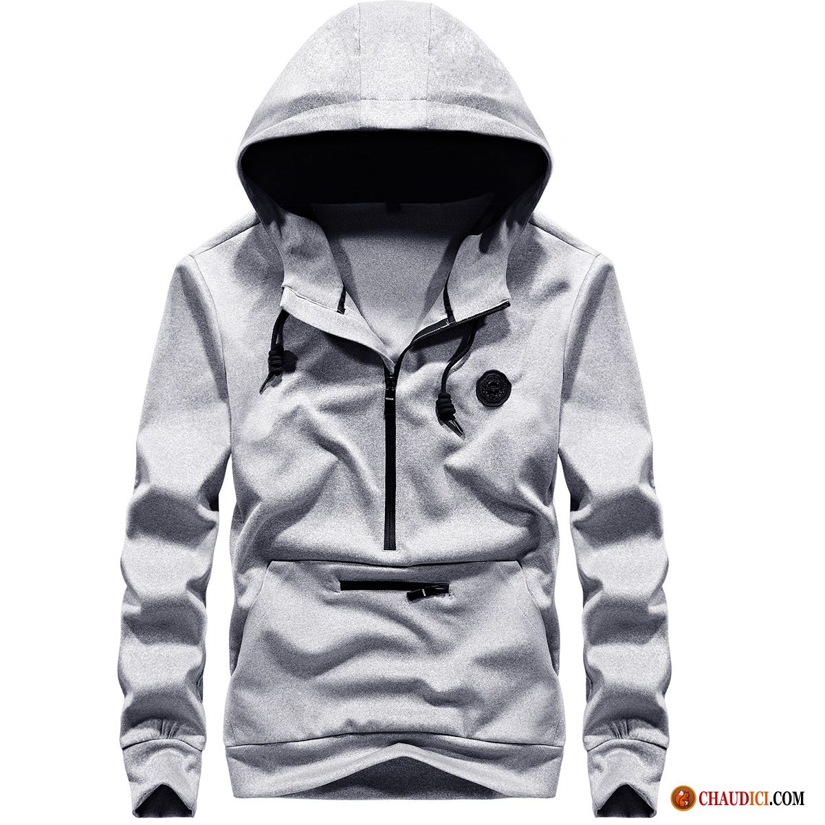 Sweat À Capuche Blanc Homme Sandybrown Printemps Manteau Sweatshirt Capuche Pullovers Pas Cher