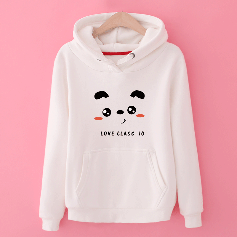 Sweat À Capuche Chaud Femme Étudiant Capuche Manteau Hoodies Fille France