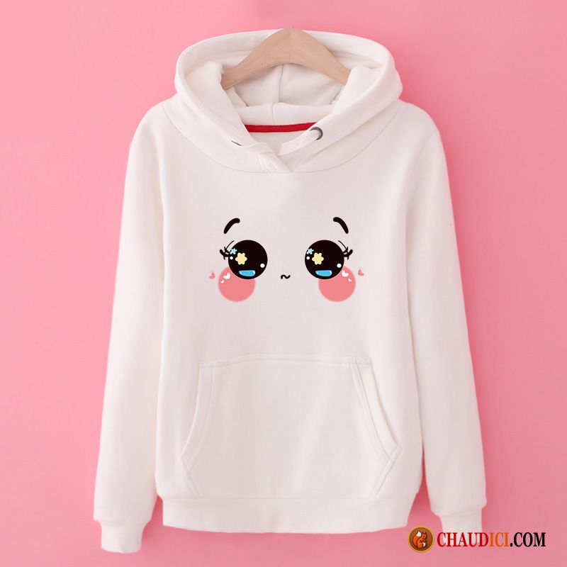 Sweat À Capuche Chaud Femme Étudiant Capuche Manteau Hoodies Fille France