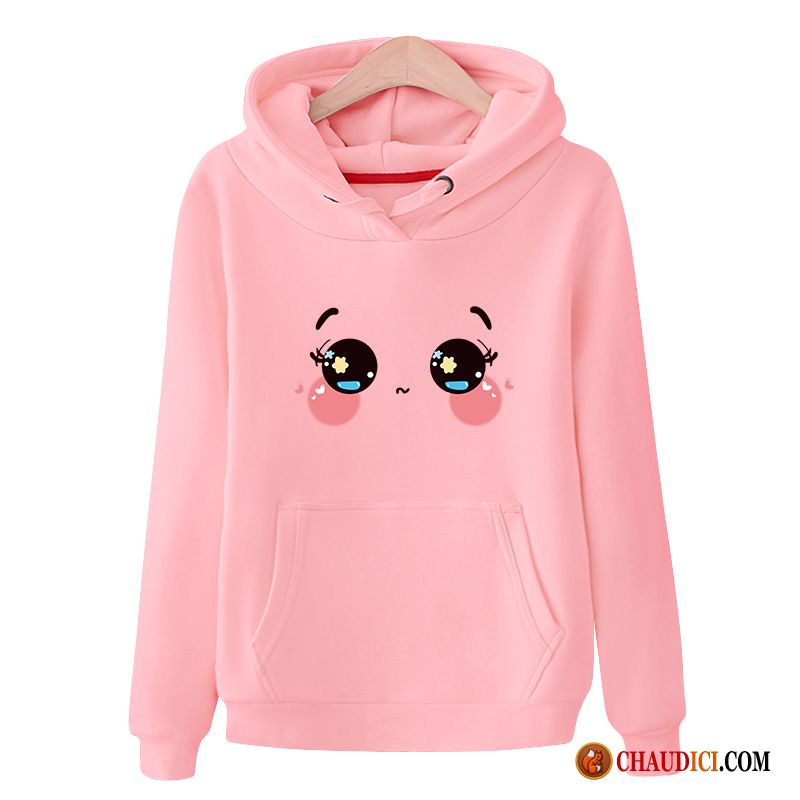 Sweat À Capuche Chaud Femme Étudiant Capuche Manteau Hoodies Fille France