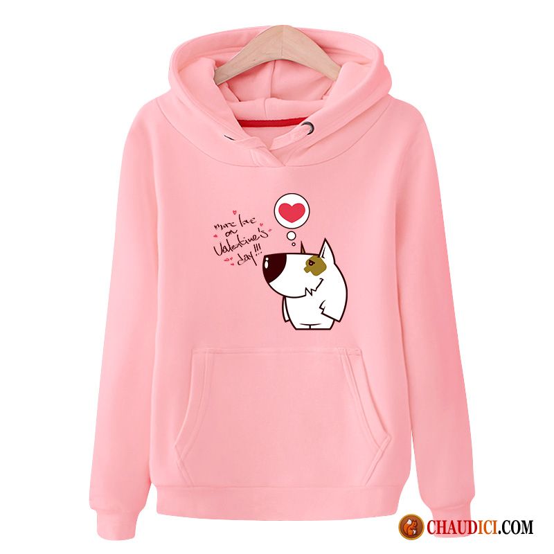 Sweat À Capuche Chaud Femme Étudiant Capuche Manteau Hoodies Fille France