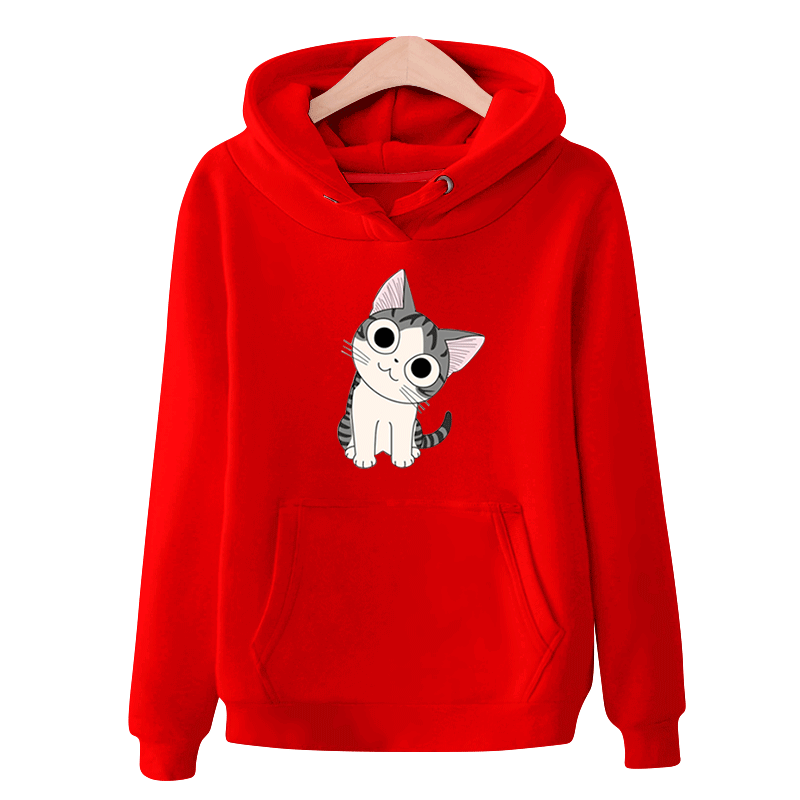 Sweat À Capuche Chaud Femme Étudiant Capuche Manteau Hoodies Fille France