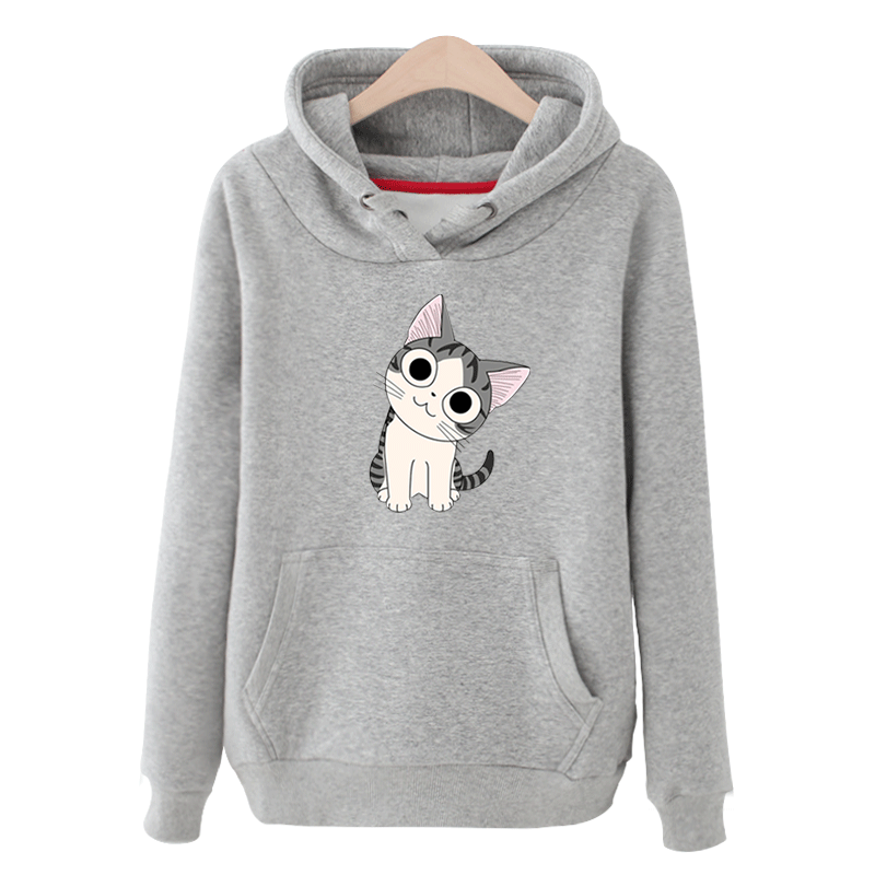 Sweat À Capuche Chaud Femme Étudiant Capuche Manteau Hoodies Fille France