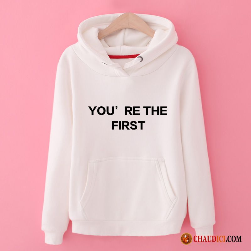 Sweat À Capuche Chaud Femme Étudiant Capuche Manteau Hoodies Fille France