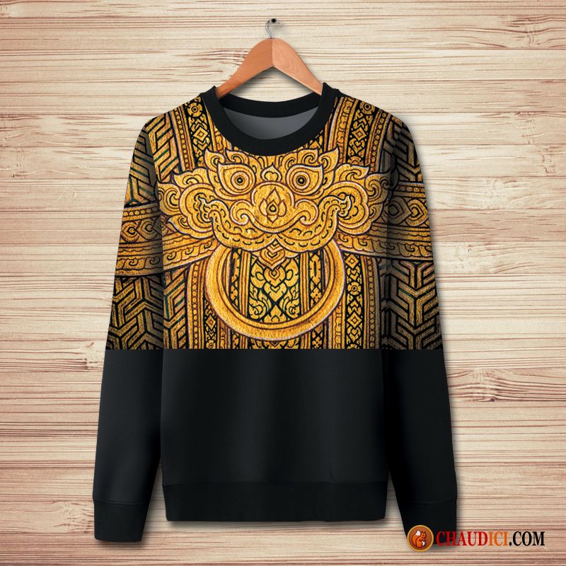 Sweat À Capuche Col Homme Palegoldenrod Manteau Campus Vent Hoodies Printemps Longues Soldes