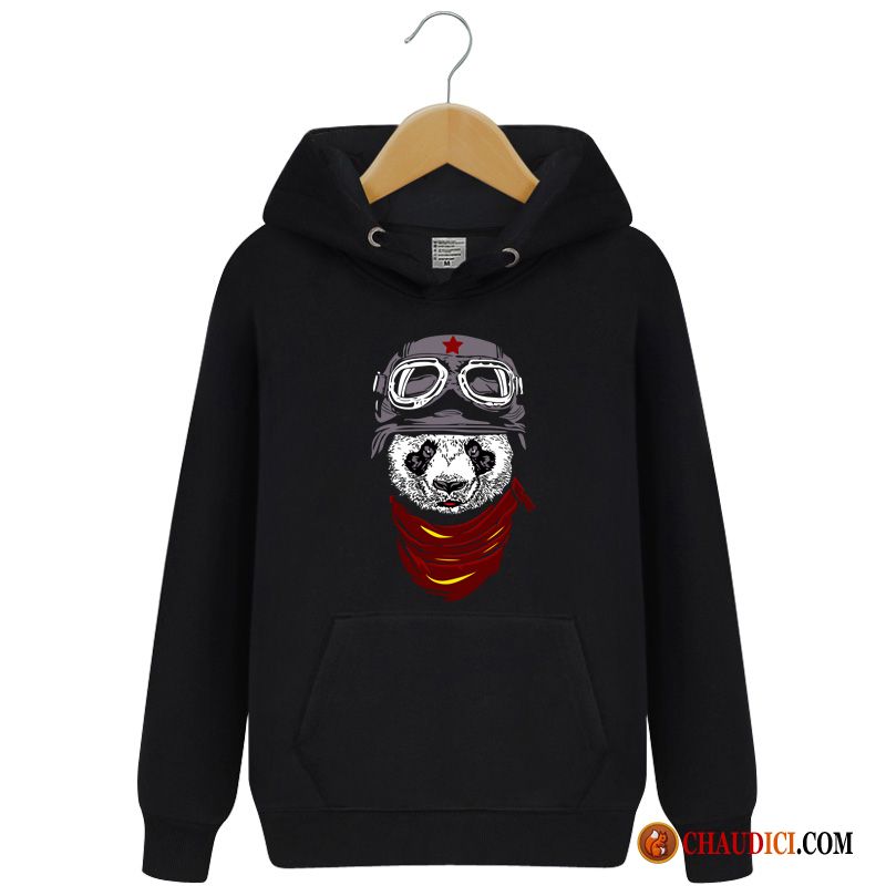 Sweat À Capuche Col V Homme Saumon Baggy Hoodies Étudiant Capuche Homme