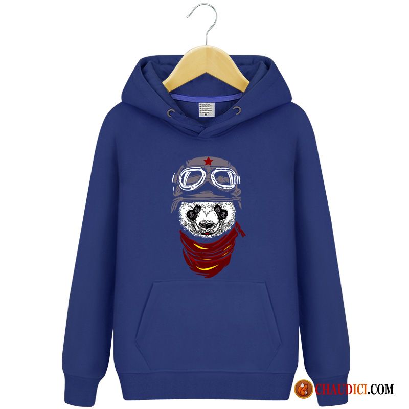 Sweat À Capuche Col V Homme Saumon Baggy Hoodies Étudiant Capuche Homme