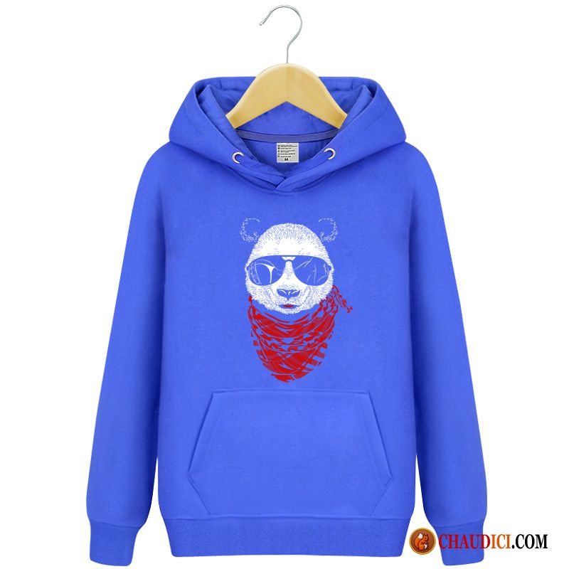 Sweat À Capuche Col V Homme Saumon Baggy Hoodies Étudiant Capuche Homme