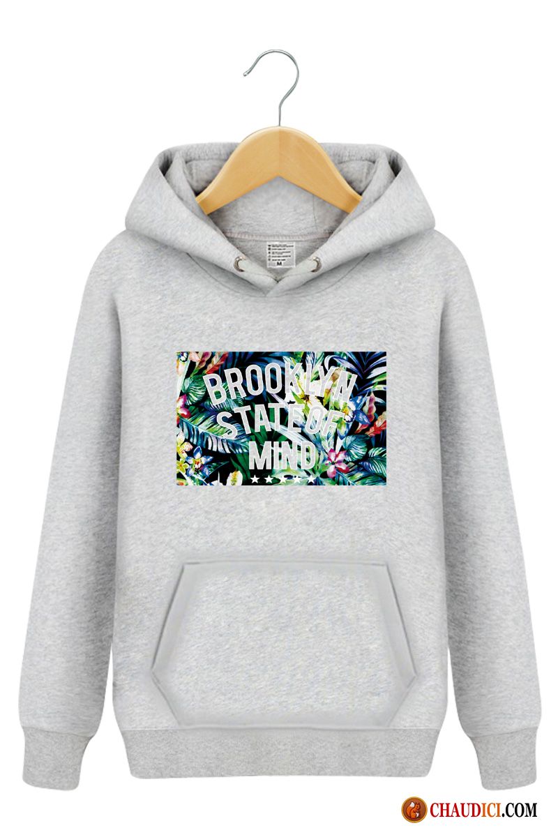 Sweat À Capuche Col V Homme Saumon Baggy Hoodies Étudiant Capuche Homme