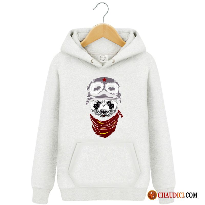 Sweat À Capuche Col V Homme Saumon Baggy Hoodies Étudiant Capuche Homme