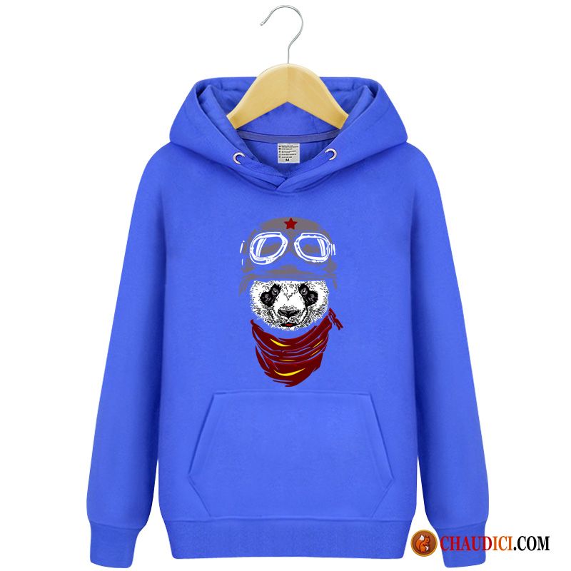 Sweat À Capuche Col V Homme Saumon Baggy Hoodies Étudiant Capuche Homme