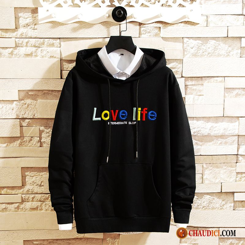 Sweat À Capuche D Homme Pour Homme Baggy Tendance Homme L'automne Hoodies Pas Cher