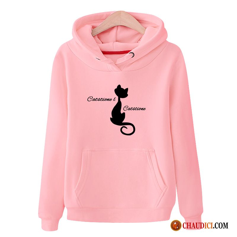 Sweat À Capuche De Marque Pour Femme Steelblue Femme Printemps Baggy Tendance Hoodies