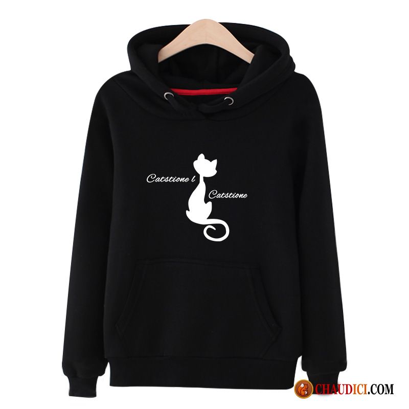 Sweat À Capuche De Marque Pour Femme Steelblue Femme Printemps Baggy Tendance Hoodies