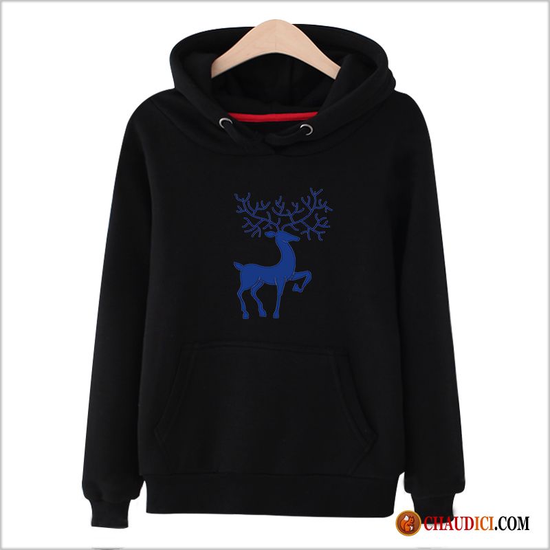 Sweat À Capuche De Marque Pour Femme Steelblue Femme Printemps Baggy Tendance Hoodies