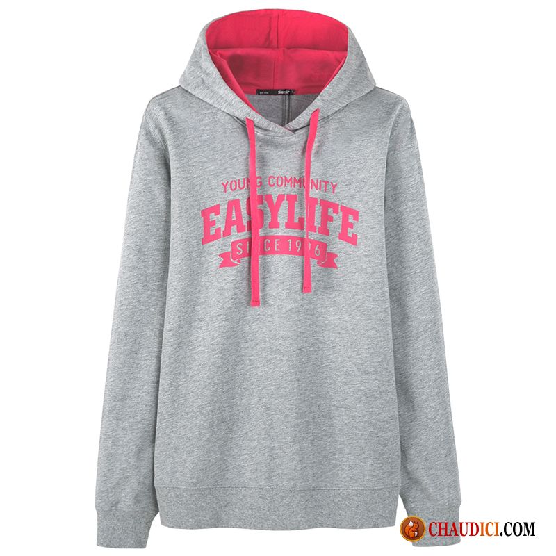 Sweat À Capuche En Cachemire T-shirt Hoodies Femme Printemps Capuche