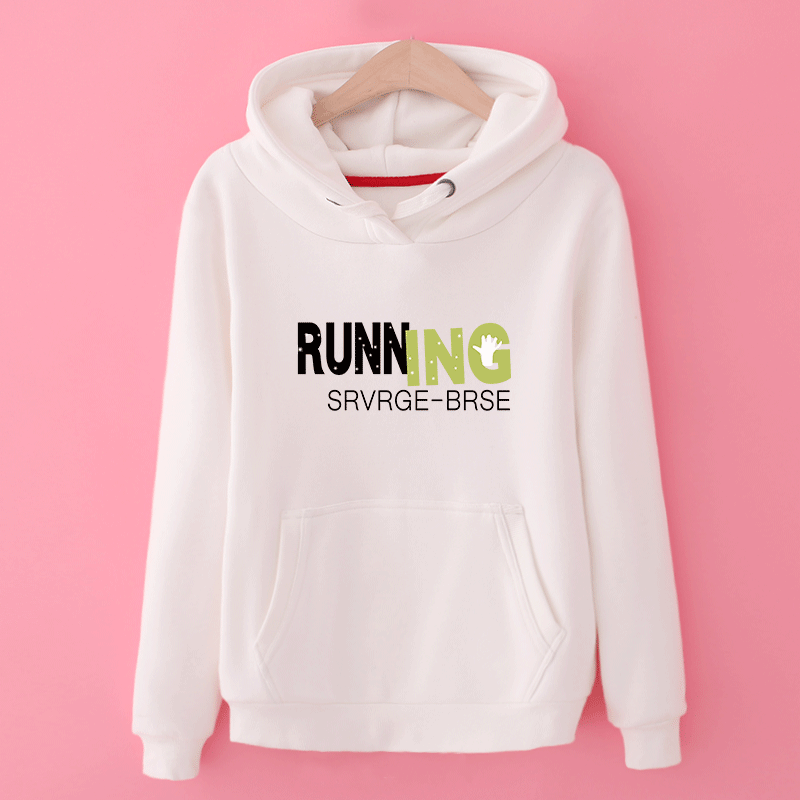 Sweat À Capuche Femme Blanc L'automne Tendance Printemps Hoodies Manteau Pas Cher