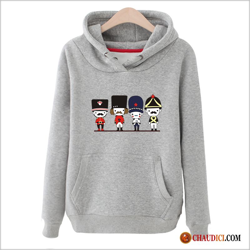 Sweat À Capuche Gilet Femme Pas Cher Étudiant Tendance Hoodies Encapuchonné Manteau France