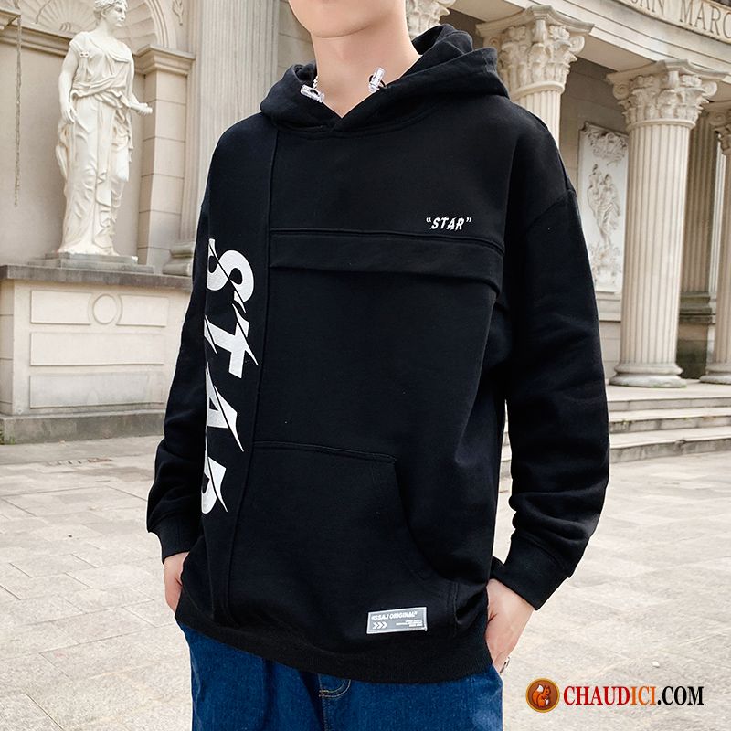 Sweat À Capuche Homme Capuche Manteau Marque De Tendance Printemps L'automne Hoodies Pas Cher