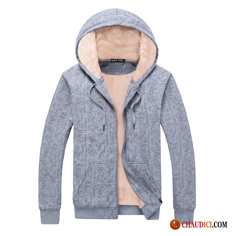 Sweat À Capuche Homme Grand Col Cardigan Capuche Hoodies Printemps Sport En Ligne