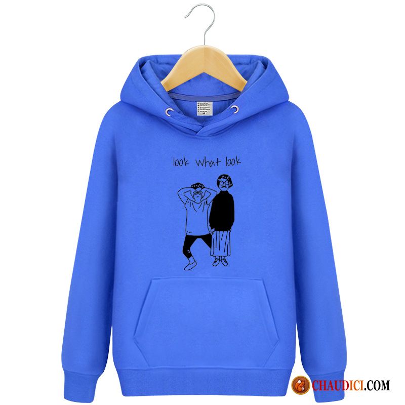 Sweat À Capuche Homme Solde Blé Capuche Fantaisie Femme Les Adolescents Plus De Velours En Vente