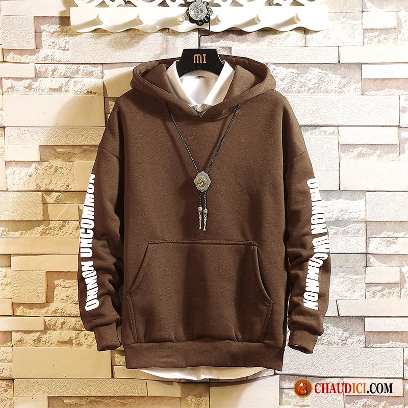 Sweat À Capuche Laine Homme Pullovers Hoodies Homme L'automne Tendance