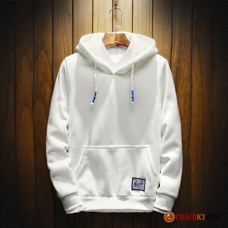 Sweat À Capuche Laine Mode Homme Longues Hoodies Capuche Étudiant Printemps