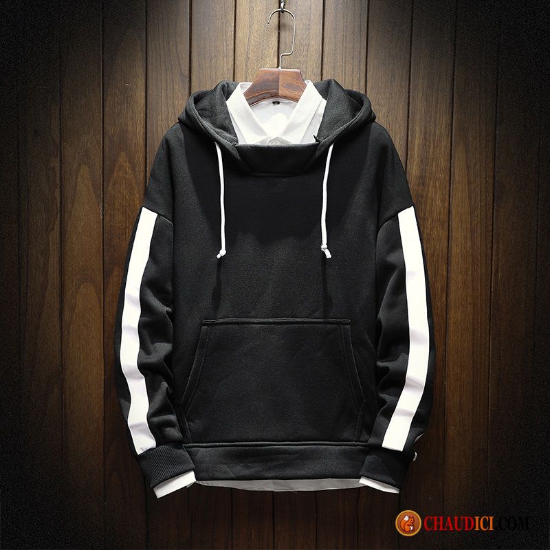 Sweat À Capuche Laine Mode Homme Longues Hoodies Capuche Étudiant Printemps