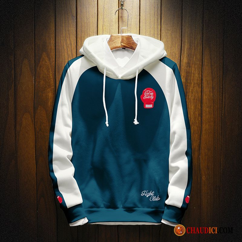 Sweat À Capuche Laine Mode Homme Longues Hoodies Capuche Étudiant Printemps