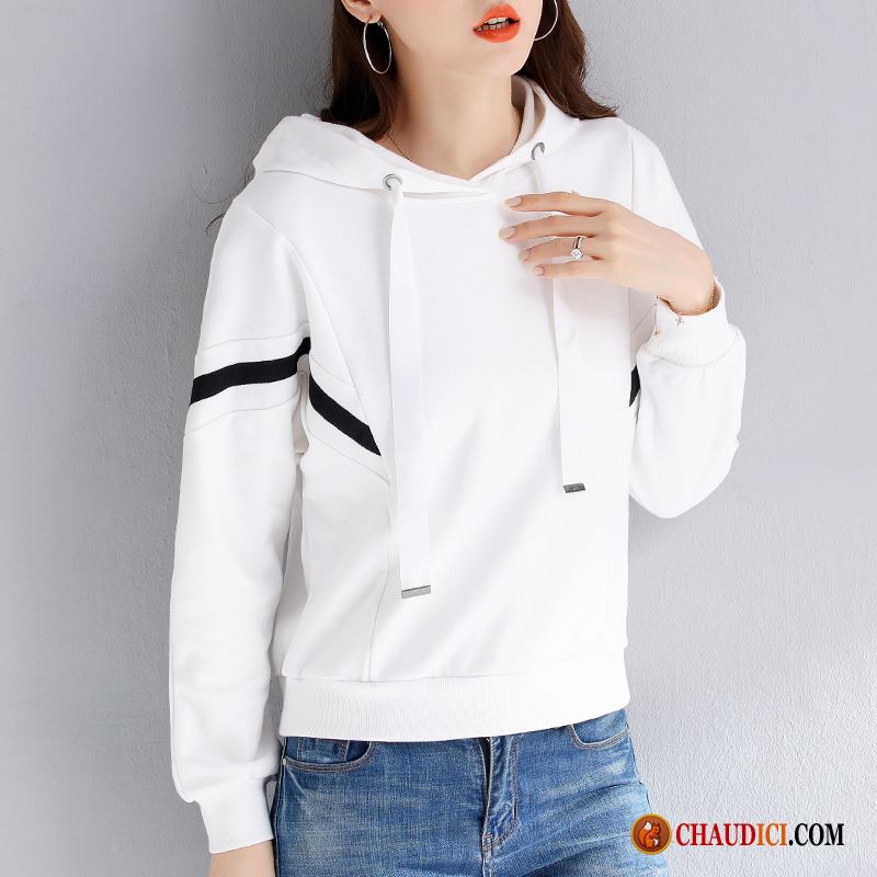 Sweat À Capuche Maille Femme Ultra Tendance Pure L'automne Une Veste Pas Cher