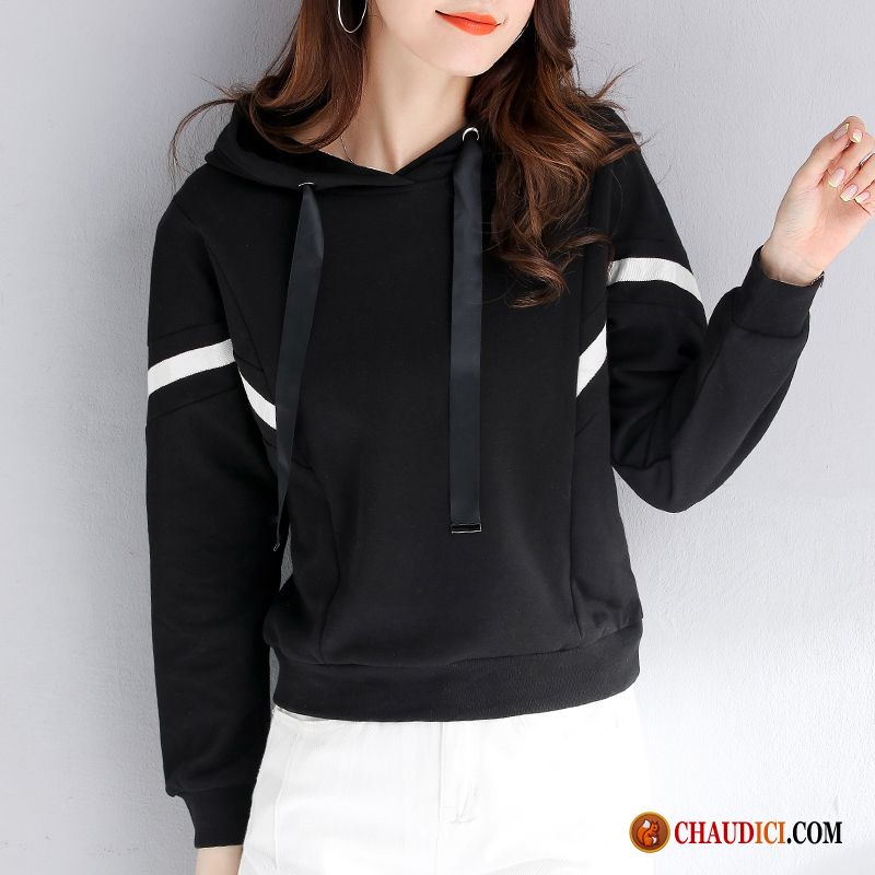 Sweat À Capuche Maille Femme Ultra Tendance Pure L'automne Une Veste Pas Cher