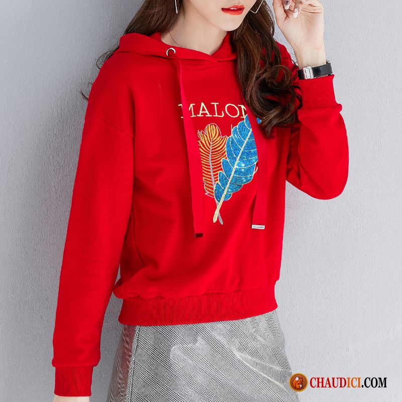 Sweat À Capuche Marine Femme Femme Tendance L'automne Manteau Hoodies France