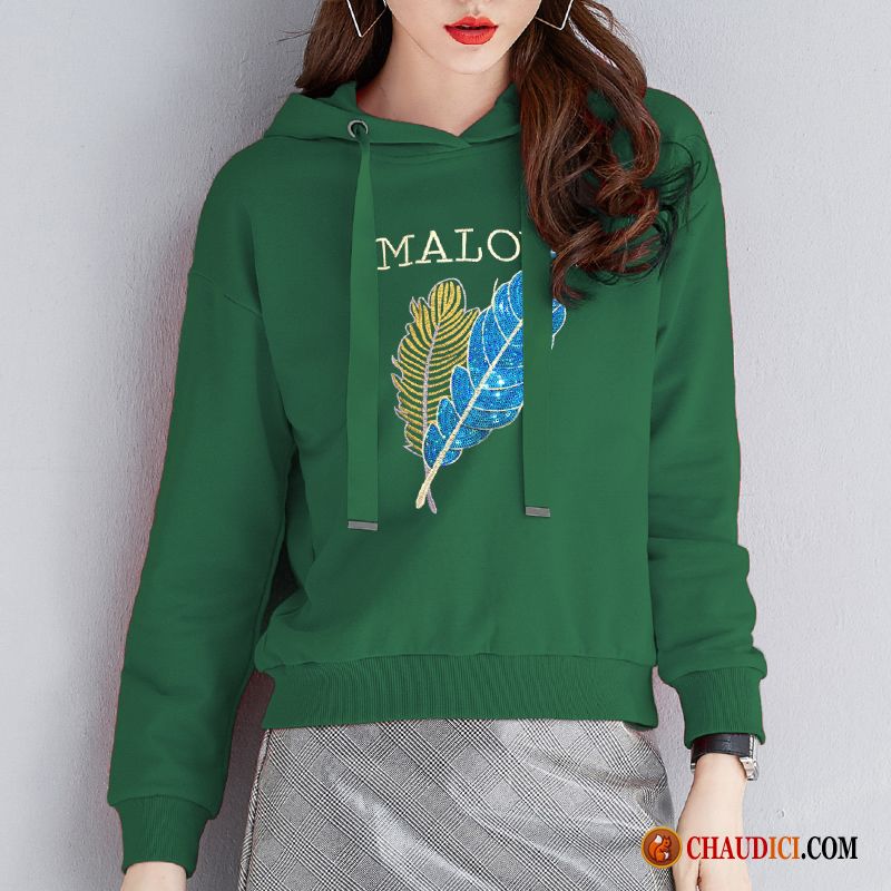 Sweat À Capuche Marine Femme Femme Tendance L'automne Manteau Hoodies France