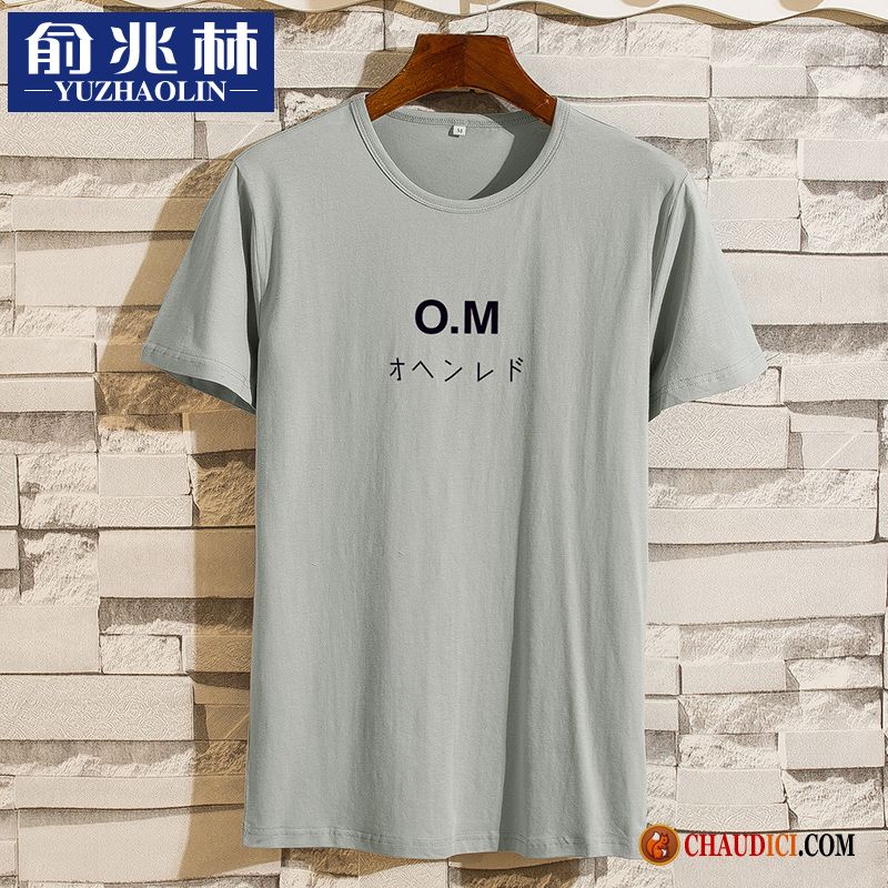 T Shirt Homme Avec Poche Courte Une Veste Chemise En Bas Été Tendance Pas Cher