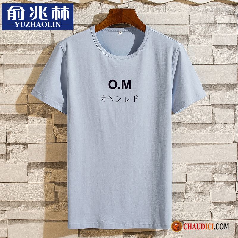 T Shirt Homme Avec Poche Courte Une Veste Chemise En Bas Été Tendance Pas Cher