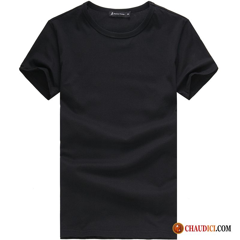 T Shirt Originaux Homme Pas Cher Blanc Pure Homme Chemise En Bas Courte