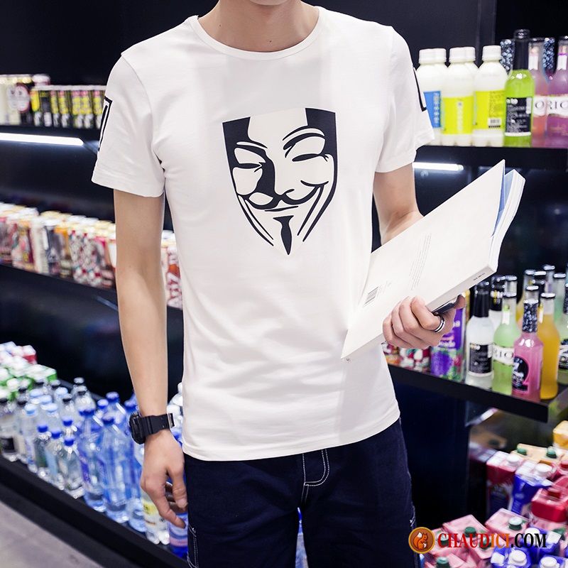 T Shirt Tendance Homme Une Veste Grande Taille Courte Slim Homme