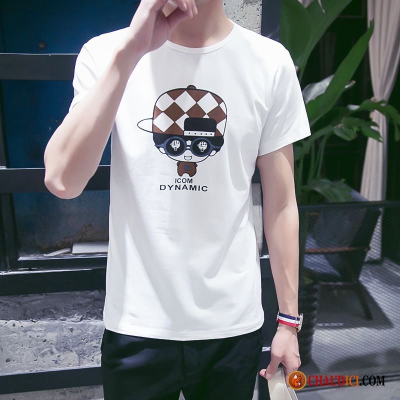 T Shirt Tendance Homme Une Veste Grande Taille Courte Slim Homme