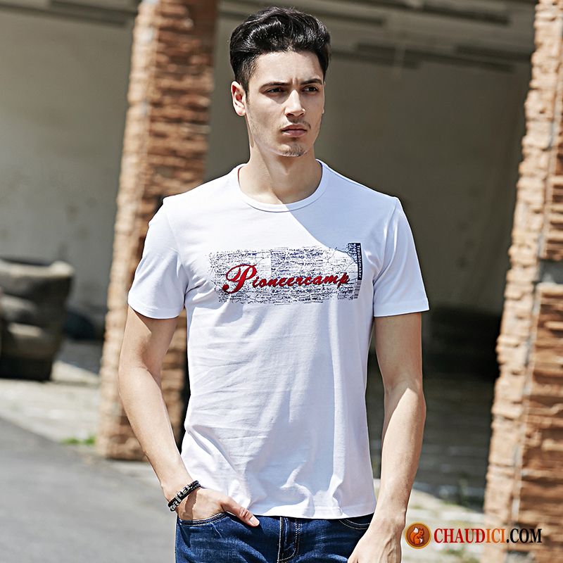 T Shirt Vert Homme Blé Jeunesse Blanc T-shirt Homme Impression